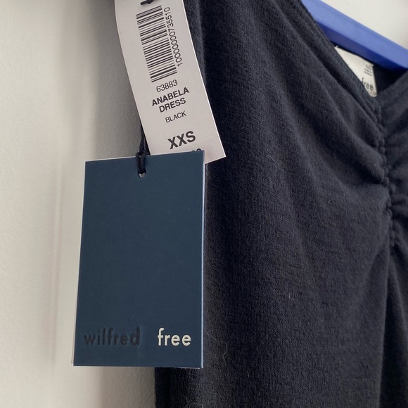 NWT Aritzia/Wilfred free little black dress. Size XXS. - Picture 4 of 6